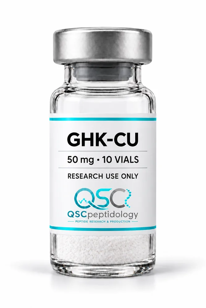 GHK-Cu 50mg (10-flaska förpackning) QSC Peptidology