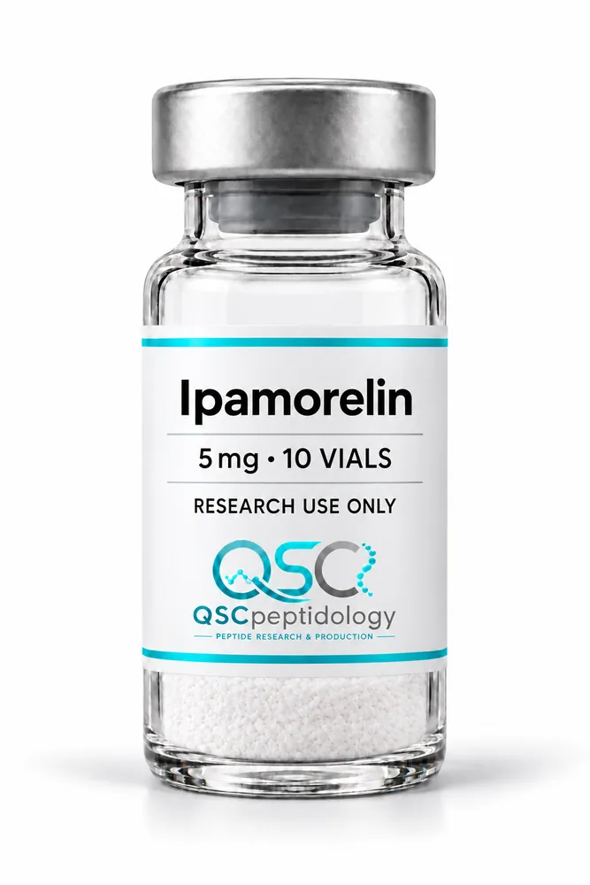 Ipamorelin 5mg (10-flaska förpackning) QSC Peptidology
