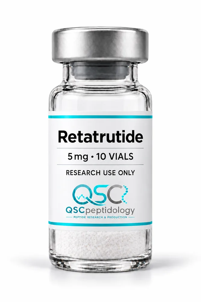 Retatrutide 5mg (10-flaska förpackning) QSC Peptidology